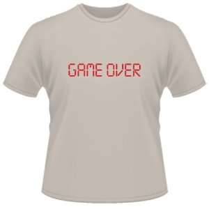  FUNNY T SHIRT  Game Over T Shirt (2) Toys & Games