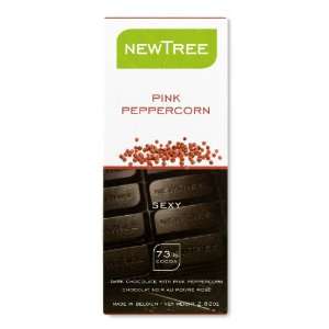 NewTree Sexy 73% Dark Chocolate with Pink Peppercorn 2.82 ounce Bar