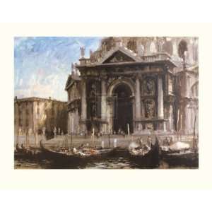   Gondolas By The Salute   Venice by Edward Seago, 31x24