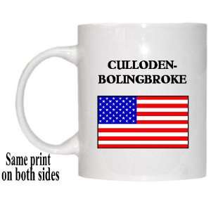  US Flag   Culloden Bolingbroke, Georgia (GA) Mug 