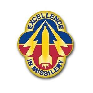  United States Army Missile Command Unit Crest Patch Decal 
