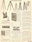 1910 Photography Supply Tri Pod Frame Scale Catalog Ad