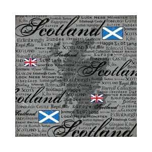   Customs   World Collection   Scotland   12 x 12 Paper   Scratchy