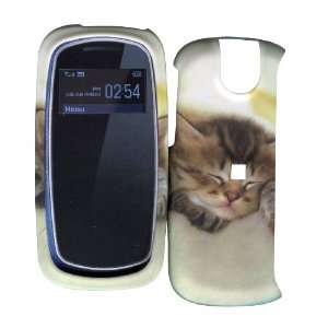 Cute Kitty Cat Pantech Impact P7000 Hard Case Snap on Rubberized Touch 