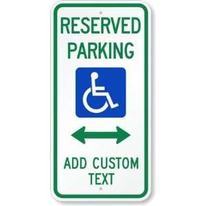  [handicapped symbol and arrow pointing left and right] [custom text 