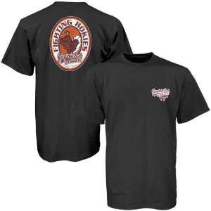 Virginia Tech Hokies Black Hokie Label T shirt  Sports 