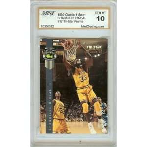  1992 CLASSIC FOUR SPORT TRI STAR PROMO SHAQUILLE ONEAL 