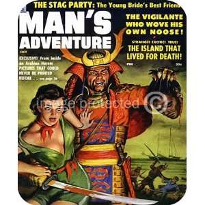  The Stag Party Mans Adventure Pulp Cover Art MOUSE PAD 