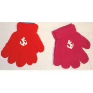 Set of Two Magic Stress Gloves Trimmed with Satin Angkor for Toddlers 