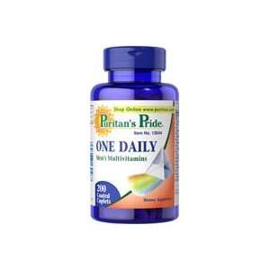  One Daily Mens Multivitamin with Lycopene 200 Caplets 