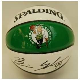  Brian Scalabrine Autographed Basketball   mini 