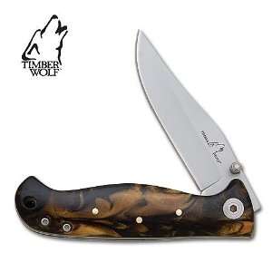  Tortoise Shell Folder Knife From Timber Wolf Sports 