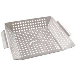  New   JIM BEAM JB0127 STAINLESS STEEL SQUARE GRILLING WOK 