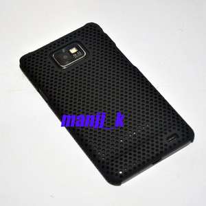 Samsung Galaxy S II I9100 Phone Case (Black #2002)+ Clean Screen 