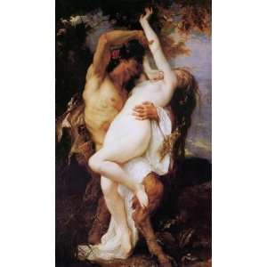   Alexandre Cabanel   24 x 40 inches   Nymphe et Saty