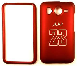 Air Jordan Red HTC G10 Inspire 4G Faceplate Case Cover Snap On  