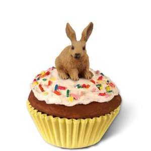  Rabbit Brown Cupcake Trinket Box 