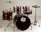 ddrum D2 5 Piece Drum Set, Red, Includes Cymbals & Hard