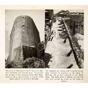 com 1935 Print Henri Christophe Citadel Parapet Haiti Tower Fortress 