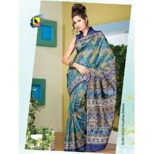  Stylish Designer Art Silk Printed Saree 