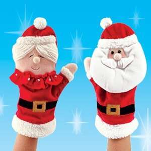  Santa & Mrs Claus Christmas Mittens