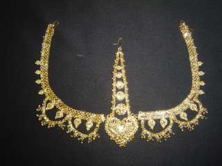   Head Ornament Piece Jewelry Belly Dance Tikka India Bollywood  
