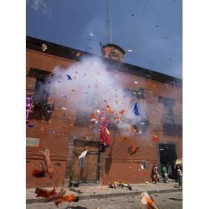 Paper Mache Figures Exploding on Easter Sunday, San Miguel De Allende 