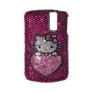  Hello Kitty Heart Swarovski BlackBerry Curve 8300 Bling 