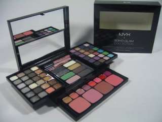 Nyx Elegant All In One Makup Eyeshadows Face Color Complete Palette 
