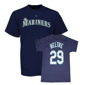 Adrian Beltre Seattle Mariners YOUTH Navy Name and Number T Shirt by 