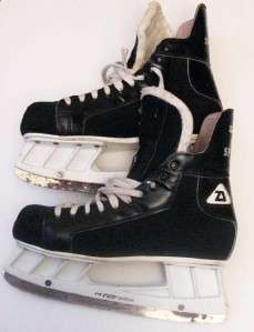 VINTAGE DAOUST NATIONAL HOCKEY SKATES MEN S 8 NHL COMPLETE W/ PERFECTA 