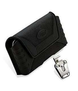 Rugged QX Large Black Heavy Duty Holster Pouch for Apple Iphone 4G 4GS 