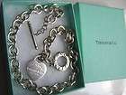 Return To Tiffany & Co. Sterling Heart Tag Toggle Link Necklace 16 1/2 