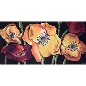  Dazzlin poppies II Poster by Josefina Josefina (12.00 x 24 