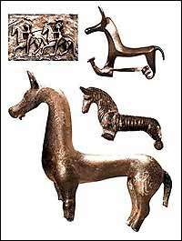 Cast BRONZE CELTIC HORSE from 600BC Austrian Original  