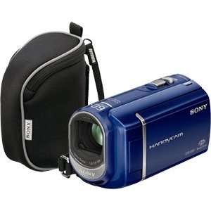  Sony DCRSX41/LBDL Blue Dual Flash Camcorder Kit with Bag 