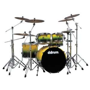  Ddrum Dios Maple 5 Piece Drum Set Musical Instruments