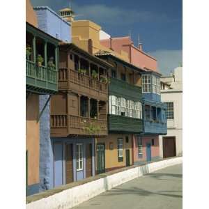  Painted Houses in Santa Cruz De La Palma, La Palma, Canary 