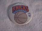 VINTAGE 1980s New York Knicks 3 1/2 Inch Pinback, SUPER NICE