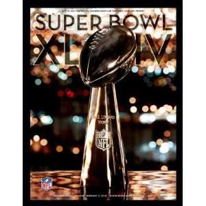   Super Bowl XLIV Program Print  Details 2010, Saints vs Colts Sports