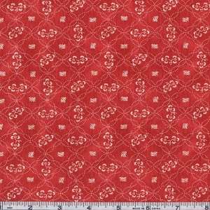  45 Wide Charlotte Diamond Twist Pomegranate Fabric By 