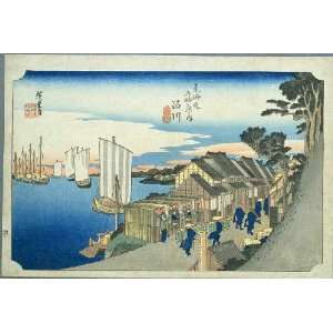  Hand Made Oil Reproduction   Ando Hiroshige   32 x 22 