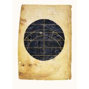  Ptolemy   Map of the Northern Zodiac Size 28x20 by Ptolemy 