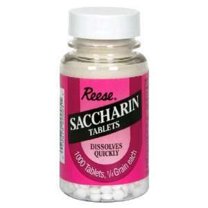  Reese, Saccharine Tablets, 1000 CP (Pack of 12) Health 