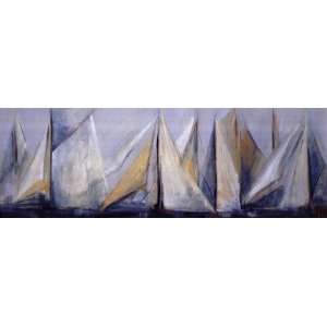  First Sail II by Mara antonia Torres 36x12