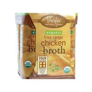 Pacific Natural Foods Organic Free Range Chicken Broth, 8 Ounce Pouch 