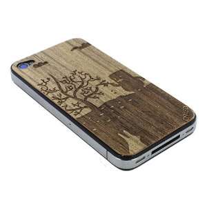  Little Monster   Paldao iPhone 4/4S Real Wood Skin (Front 