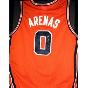  Gilbert Arenas Autographed Stitched Bullets Jersey Sports 