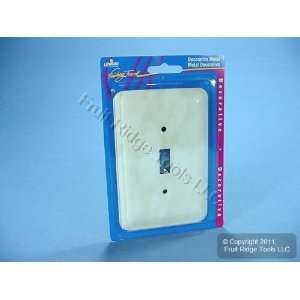  Leviton JUMBO Ivory Marble Switch Cover Oversize Toggle Wall Plate 