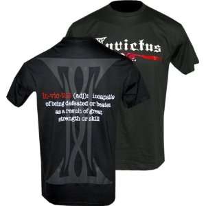 Invictus Definition Black T Shirt (SizeL)  Sports 